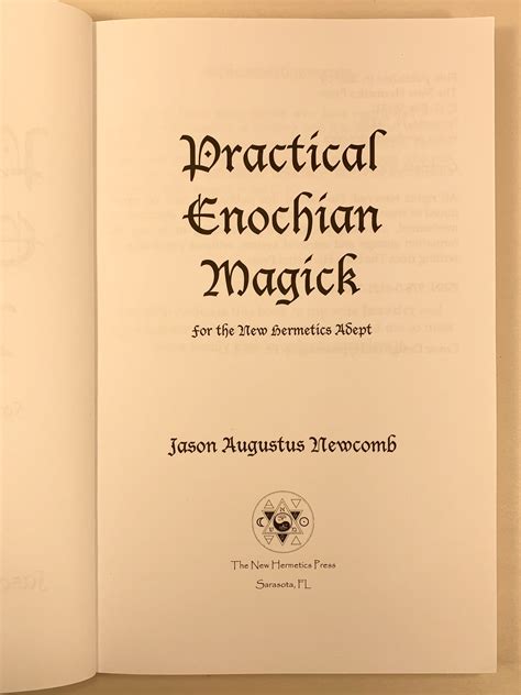 Enochian occult a pragmatic guide pdf
